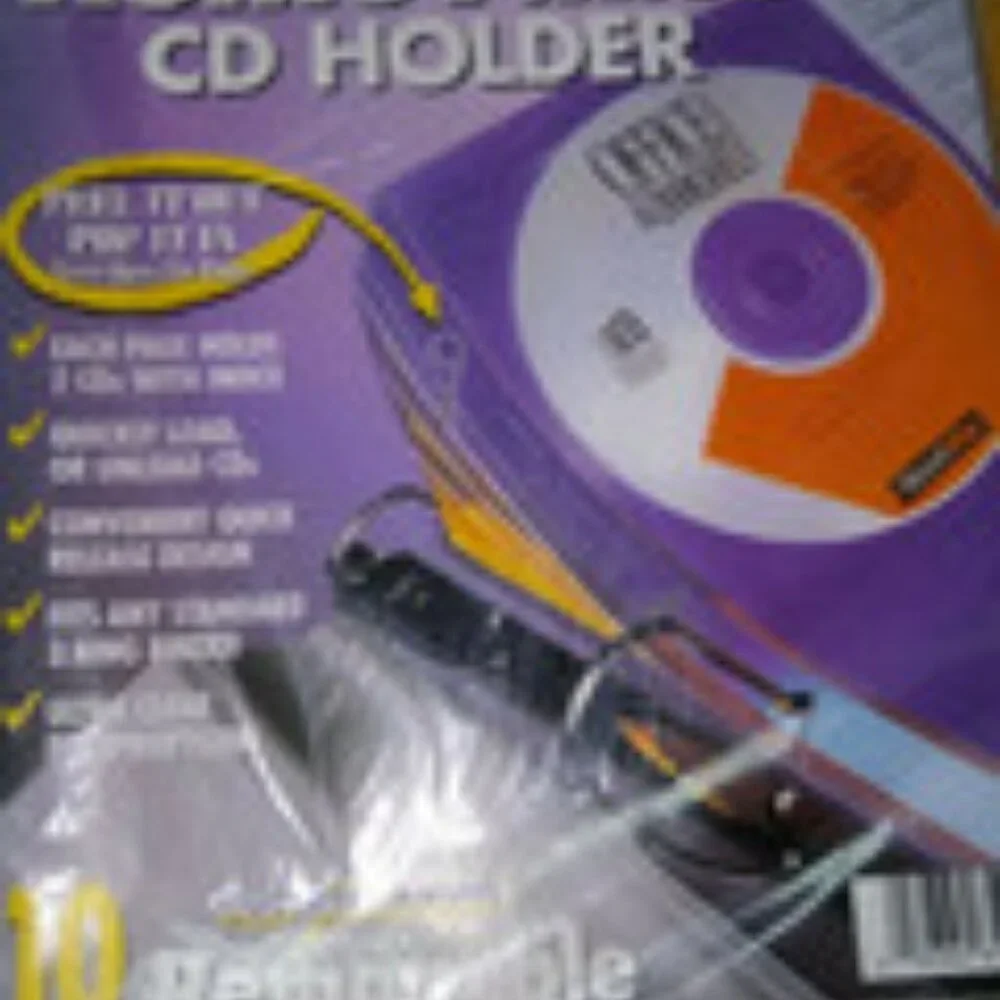 Samsill Top Performance System Removable CD Holder Vinyl 10/ Pack set x 4 New